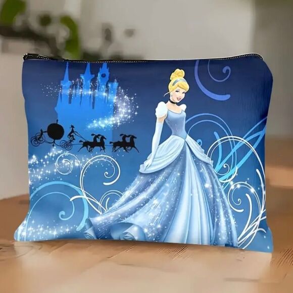 Cinderella Themed Toiletry Makeup Canvas Bag - Picture 6 of 6